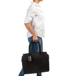 Burkely Vintage Doris Laptop Bag 15.6" Black -Mode Tassen Winkel image 4078