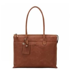 Castelijn & Beerens Carisma Laptop Schoudertas 15.6" + Tablet Cognac