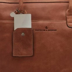 Castelijn & Beerens Carisma Laptop Schoudertas 15.6" + Tablet Cognac -Mode Tassen Winkel image 4100