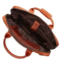 Castelijn & Beerens Firenze Business Laptopbag 15.6" Licht Bruin -Mode Tassen Winkel image 4192