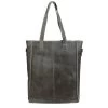 DSTRCT Raider Road Shopper Laptoptas 15,6" Leer Grijs