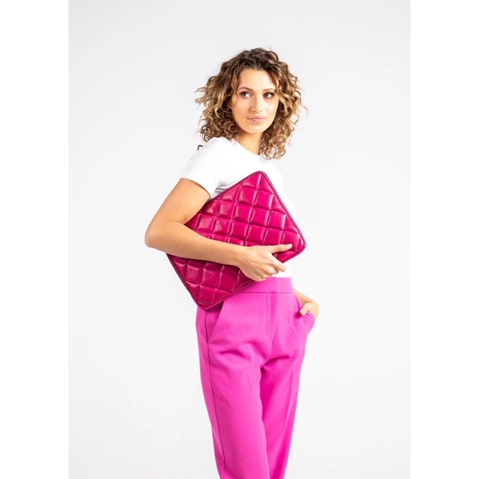 Chabo Milano Padded Laptop Sleeve 13-14" Fuchsia 2 Chabo Milano Padded Laptop Sleeve 13-14" Fuchsia - Image 2