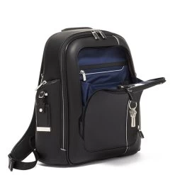 Tumi Arrivé Larson Backpack Black Leather -Mode Tassen Winkel image 4649