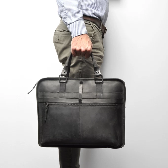 Berba Barbarossa Laptoptas 15" Black 2 Berba Barbarossa Laptoptas 15" Black - Image 2