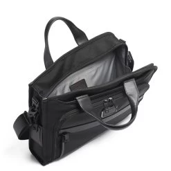Tumi Alpha Slim Deluxe Portfolio Black -Mode Tassen Winkel image 4731