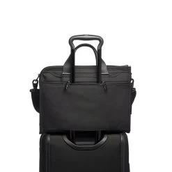 Tumi Alpha Slim Deluxe Portfolio Black -Mode Tassen Winkel image 4735