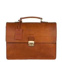 Burkely Vintage Dean Briefcase Cognac