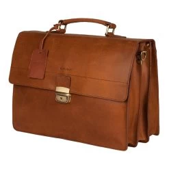 Burkely Vintage Dean Briefcase Cognac 15 Burkely Vintage Dean Briefcase Cognac -Mode Tassen Winkel image 4745