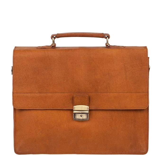 Burkely Vintage Dean Briefcase Cognac 9 Burkely Vintage Dean Briefcase Cognac - Image 9