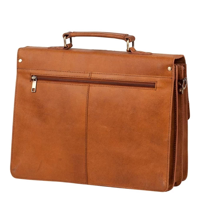 Burkely Vintage Dean Briefcase Cognac 11 Burkely Vintage Dean Briefcase Cognac - Image 11