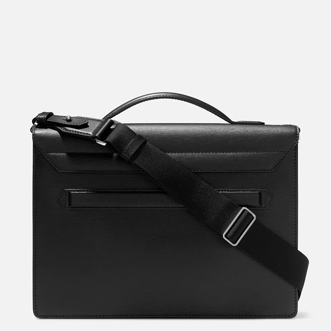 Montblanc Meisterstück 4810 Small Briefcase Black 4 Montblanc Meisterstück 4810 Small Briefcase Black - Image 4