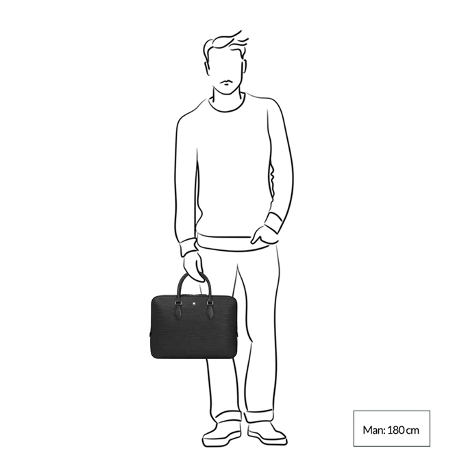 Montblanc Meisterstück 4810 Thin Document Case Black 2 Montblanc Meisterstück 4810 Thin Document Case Black - Image 2