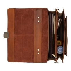 Burkely Scott Vintage Briefcase 2 Compartment Cognac 17 Burkely Scott Vintage Briefcase 2 Compartment Cognac -Mode Tassen Winkel image 4813