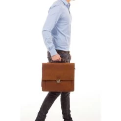 Burkely Scott Vintage Briefcase 2 Compartment Cognac 19 Burkely Scott Vintage Briefcase 2 Compartment Cognac -Mode Tassen Winkel image 4815