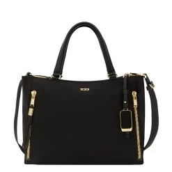 Tumi Voyageur Valetta Medium Tote Black/gold