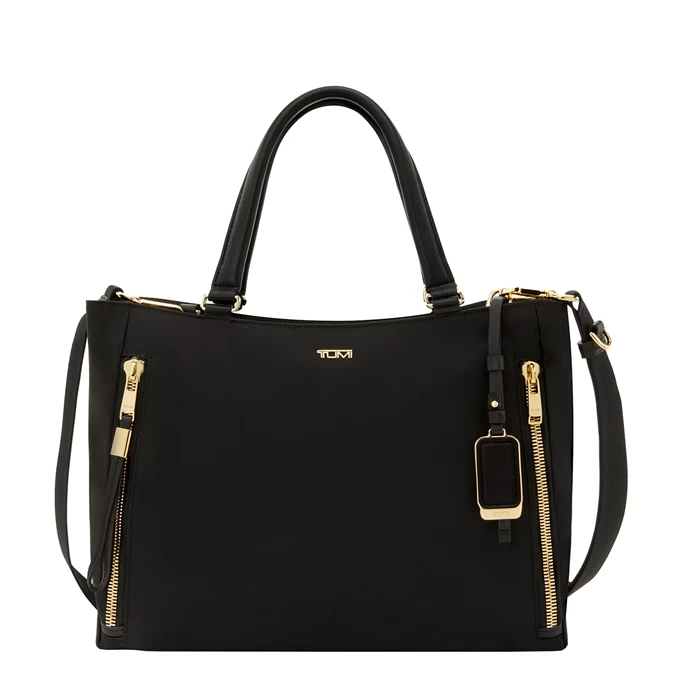 Tumi Voyageur Valetta Medium Tote Black/gold 1 Tumi Voyageur Valetta Medium Tote Black/gold