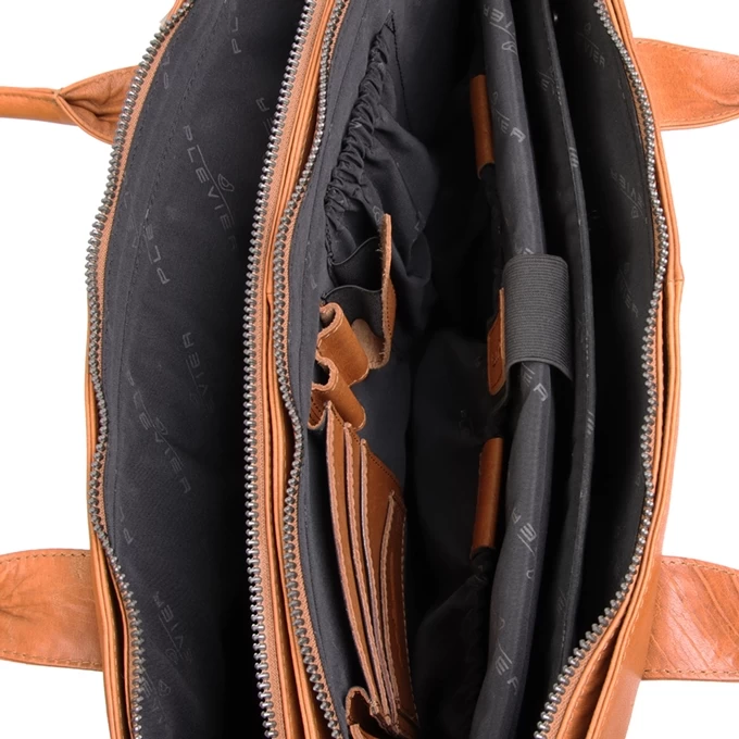 Plevier Amber Damestas 2 Vaks 15.6'' Cognac 5 Plevier Amber Damestas 2 Vaks 15.6'' Cognac - Image 5