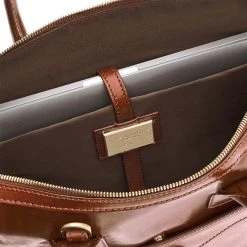 The Bridge Story Donna Briefcase Brown -Mode Tassen Winkel image 4847