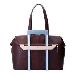FMME. Christy 15.6 Croco Brown -Mode Tassen Winkel image 4853