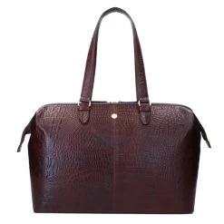 FMME. Christy 15.6 Croco Brown -Mode Tassen Winkel image 4857