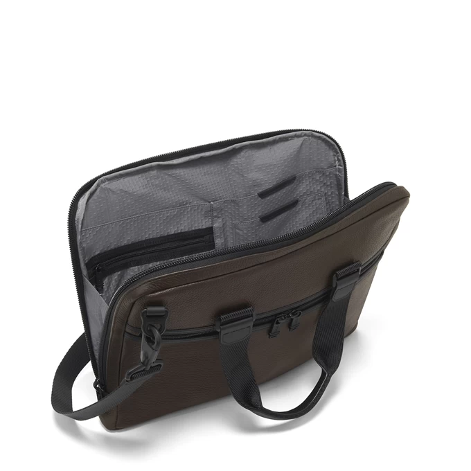 Tumi Alpha Bravo Aviano Academy Brief Dark Brown 4 Tumi Alpha Bravo Aviano Academy Brief Dark Brown - Image 4