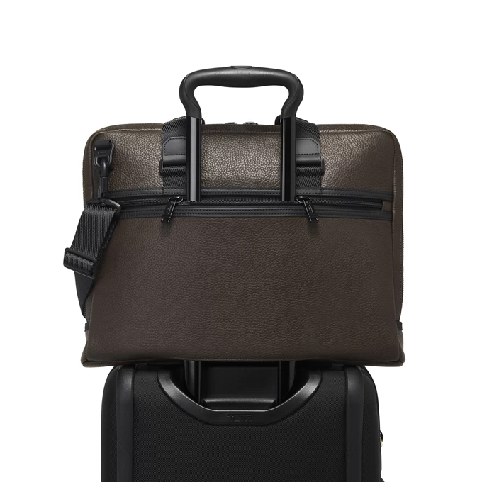 Tumi Alpha Bravo Aviano Academy Brief Dark Brown 6 Tumi Alpha Bravo Aviano Academy Brief Dark Brown - Image 6