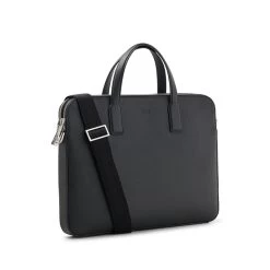 Hugo Boss Crosstown Briefcase Black -Mode Tassen Winkel image 4931