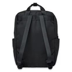 Sandqvist Knut Backpack Black With Black Webbing -Mode Tassen Winkel image 5125