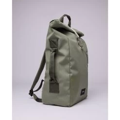 Sandqvist Dante Vegan Backpack Clover Green -Mode Tassen Winkel image 5176