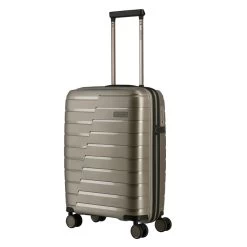 Travelite Air Base 4 Wiel Trolley S Champagne Metallic 10 Travelite Air Base 4 Wiel Trolley S Champagne Metallic -Mode Tassen Winkel image 520