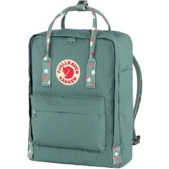 Fjallraven Kanken Frost Green-confetti Pattern -Mode Tassen Winkel image 5236