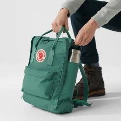 Fjallraven Kanken Frost Green-confetti Pattern -Mode Tassen Winkel image 5241