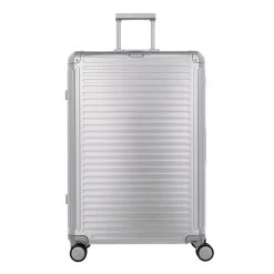 Travelite Next Aluminium 4 Wiel Trolley L Silver