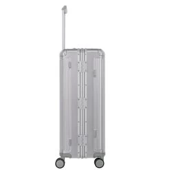 Travelite Next Aluminium 4 Wiel Trolley L Silver -Mode Tassen Winkel image 533