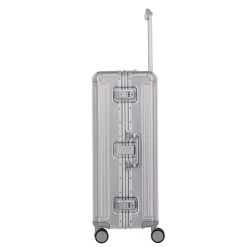Travelite Next Aluminium 4 Wiel Trolley L Silver -Mode Tassen Winkel image 534