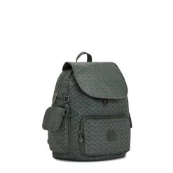 Kipling City Pack S Sign Green Emb -Mode Tassen Winkel image 5473