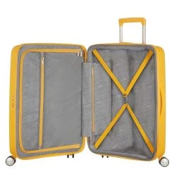 American Tourister Soundbox Spinner 67 Expandable Golden Yellow -Mode Tassen Winkel image 549