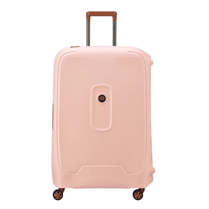 Delsey Moncey 4 Wheel Trolley 76 Pink 1 Delsey Moncey 4 Wheel Trolley 76 Pink