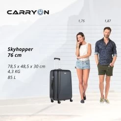 CarryOn Skyhopper 78 Set Van 2 Black
