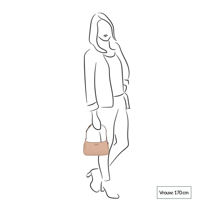 Guess Keillah Shoulder Bag Beige 2 Guess Keillah Shoulder Bag Beige - Image 2