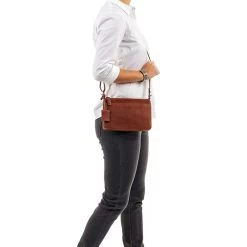 Burkely Antique Avery Crossover Cognac -Mode Tassen Winkel image 6617