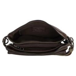 Charm London Tottenham Schoudertas II Darkbrown -Mode Tassen Winkel image 6631