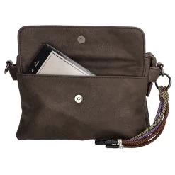 Charm London Tottenham Schoudertas II Darkbrown -Mode Tassen Winkel image 6632