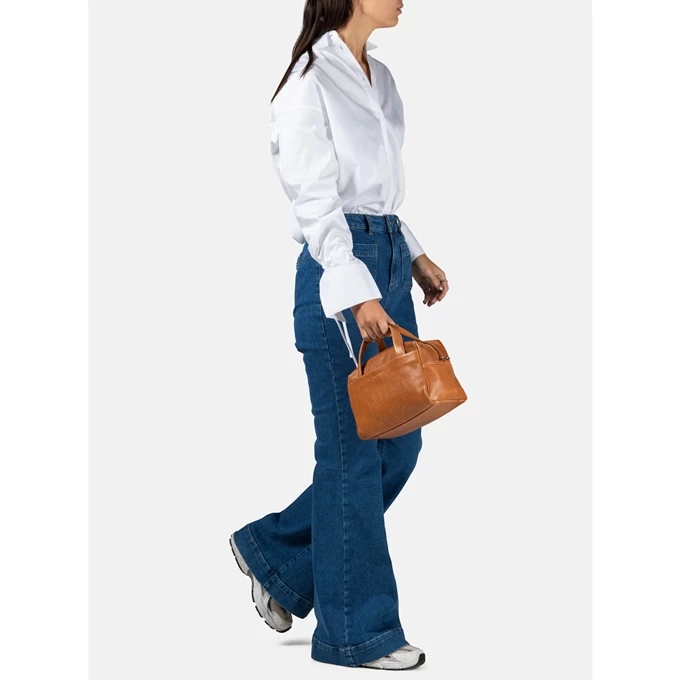 Burkely Just Jolie Bowler Bag Cognac 2 Burkely Just Jolie Bowler Bag Cognac - Image 2