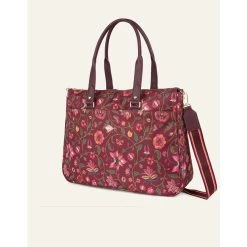 Oilily Charly Carry All Joy Flowers Chocolate -Mode Tassen Winkel image 6764