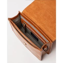 O My Bag Audrey Crossbody Mini Cognac -Mode Tassen Winkel image 6772