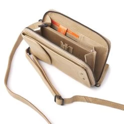 DR Amsterdam Tampa Schoudertas / Portemonnee Beige -Mode Tassen Winkel image 6796