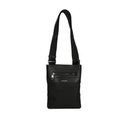 Calvin Klein Ck Elevated Flatpack Black Tonal Mono -Mode Tassen Winkel image 6942