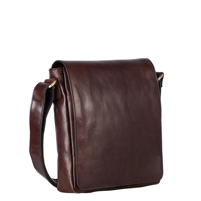 Leonhard Heyden Cambridge Messenger Bag S Red Brown 1 Leonhard Heyden Cambridge Messenger Bag S Red Brown