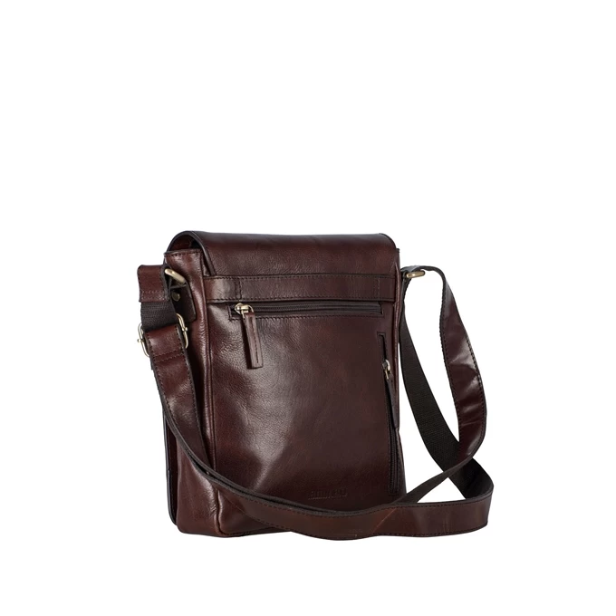 Leonhard Heyden Cambridge Messenger Bag S Red Brown 2 Leonhard Heyden Cambridge Messenger Bag S Red Brown - Image 2